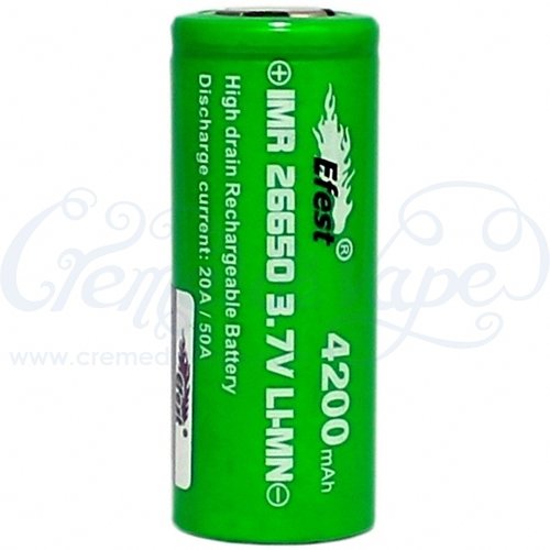 Efest 26650 Flat Top Battery