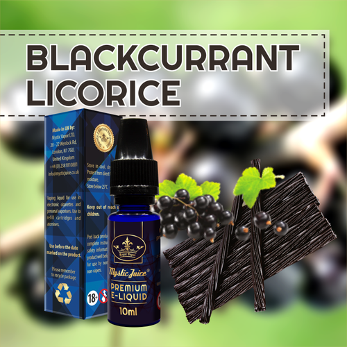 Blackcurrant Licorice by Mystic - 10ml