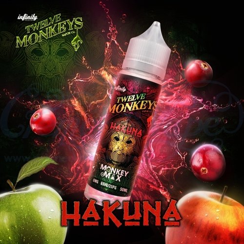 Hakuna by Twelve Monkeys - 50ml Shortfill