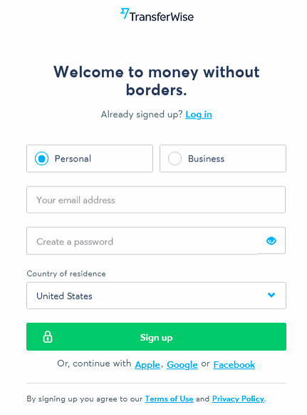 TransferWise Tutorial