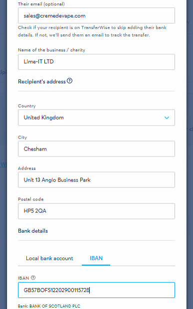 TransferWise Tutorial